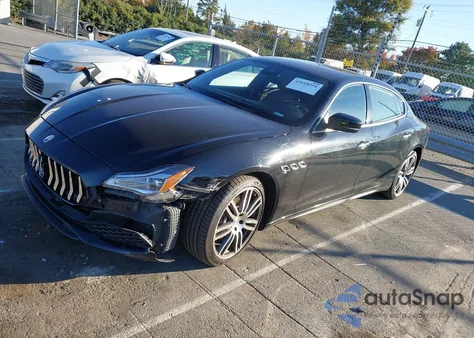 2018 Maserati Quattroporte S Q4 из США, поврежденный, VIN ZAM56YRA8J1280062